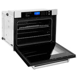 ZLINE 30 in. Professional Electric Single Wall Oven with Self Clean and True Convection in Stainless Steel (AWS-30)