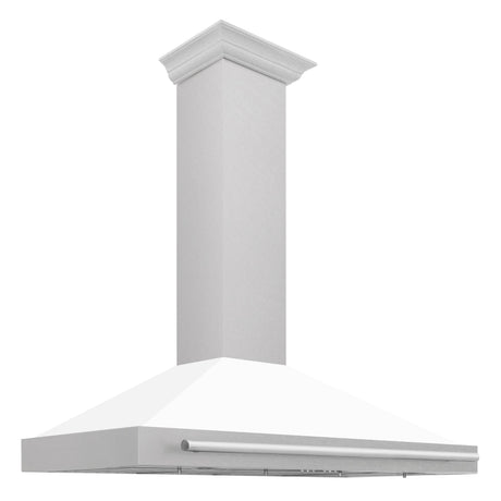 ZLINE 48 in. Fingerprint Resistant Stainless Steel Range Hood with Stainless Steel Handle (KB4SNX-48)