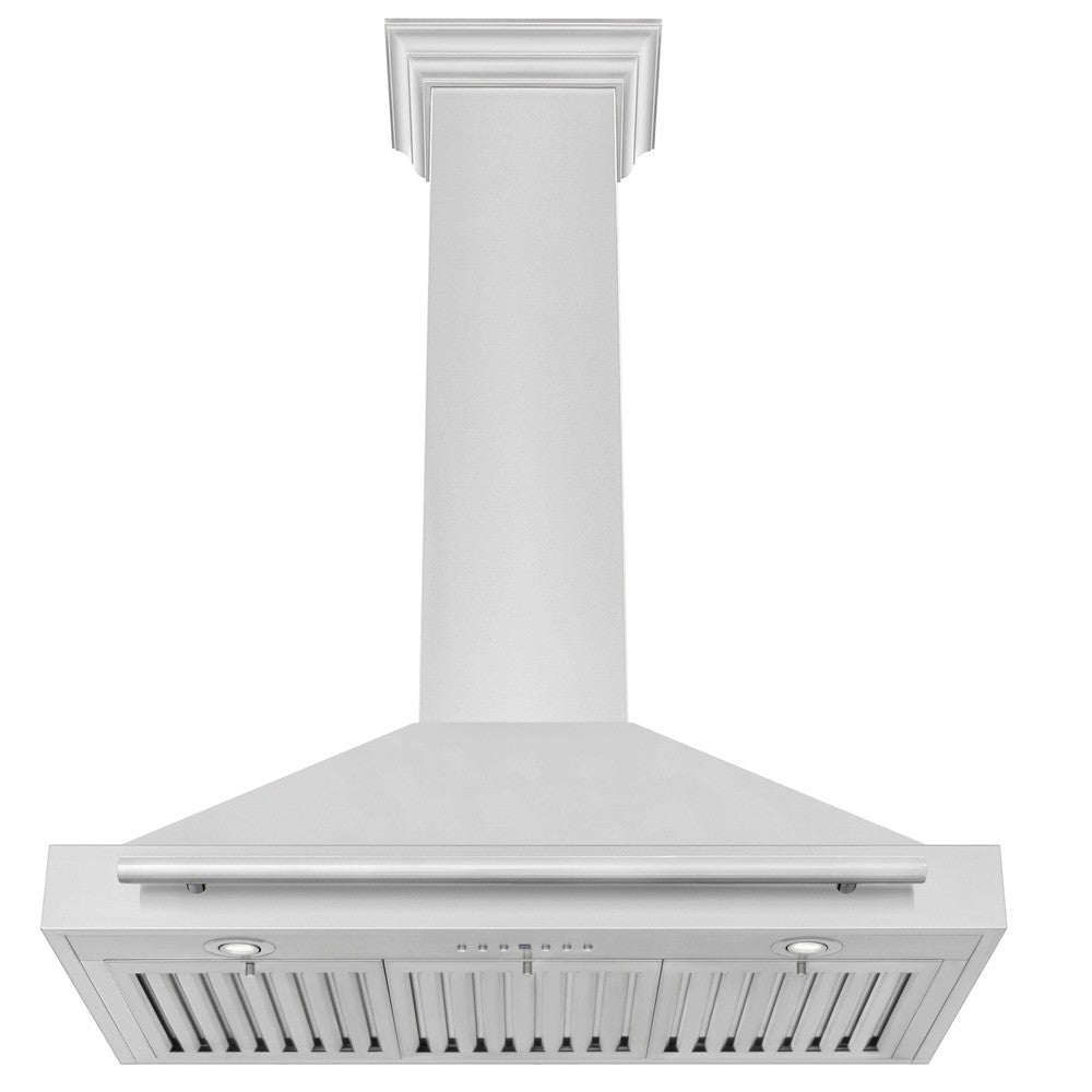 ZLINE 36 in. Stainless Steel Range Hood with Stainless Steel Handle and Color Options (KB4STX-36)