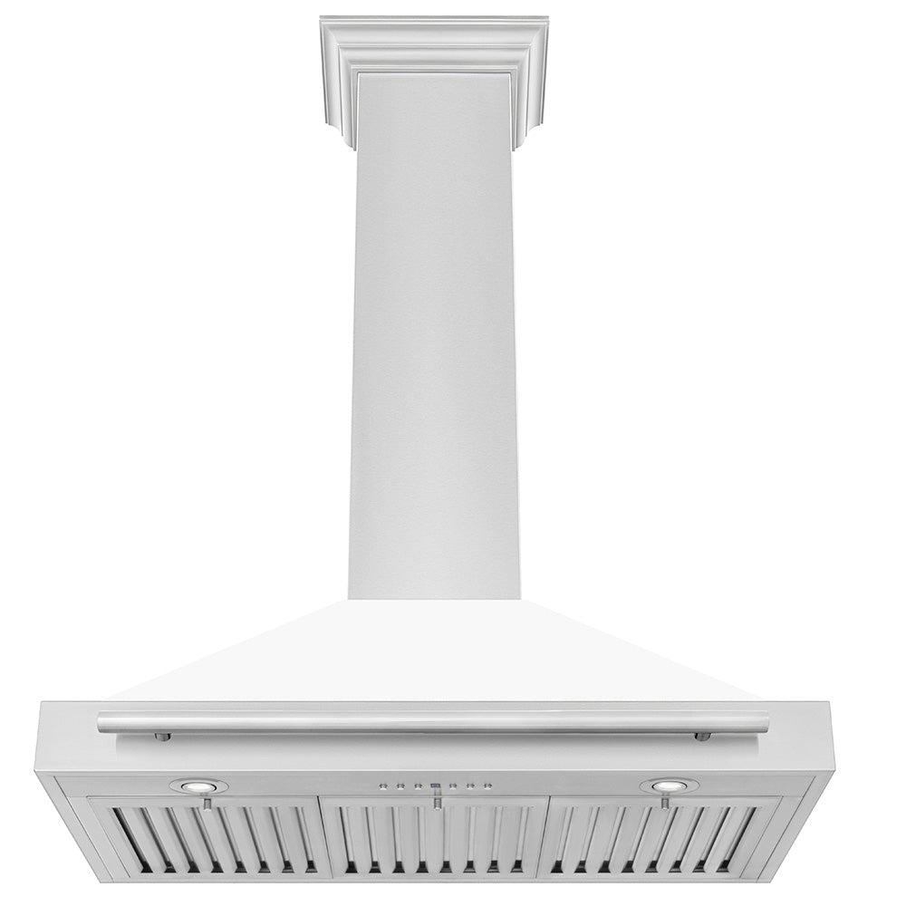 ZLINE 36 in. Stainless Steel Range Hood with Stainless Steel Handle and Color Options (KB4STX-36)