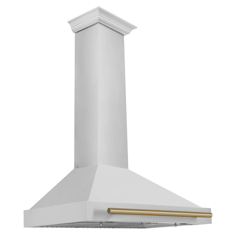 ZLINE KB4STZ-36 Range Hood with Champagne Bronze Accent Handle