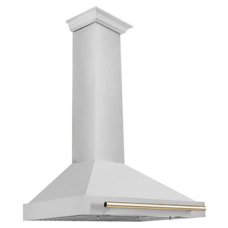 ZLINE KB4STZ-36 Range Hood with Gold Accent Handle