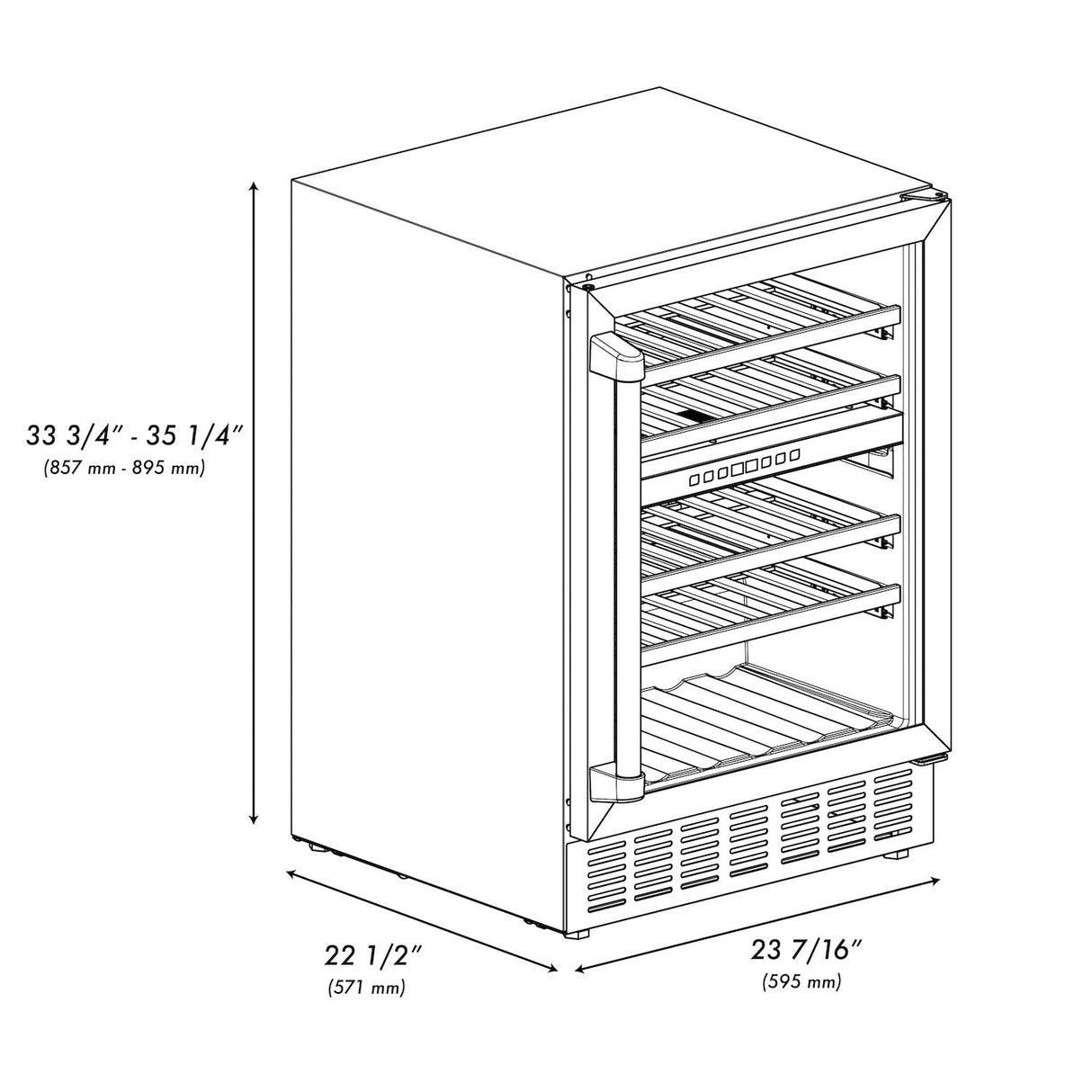 ZLINE Autograph Edition Kitchen Package with 24 in. Wine Cooler and 24 in. Beverage Fridge with Matte Black Accents (2AKP-RBV-RWV-MB)