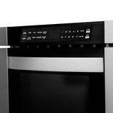 ZLINE 36 in. Kitchen Package with Stainless Steel Dual Fuel Range, Range Hood, Microwave Drawer, Tall Tub Dishwasher and Wine Cooler (5KP-RARH36-MWDWV-RWV)