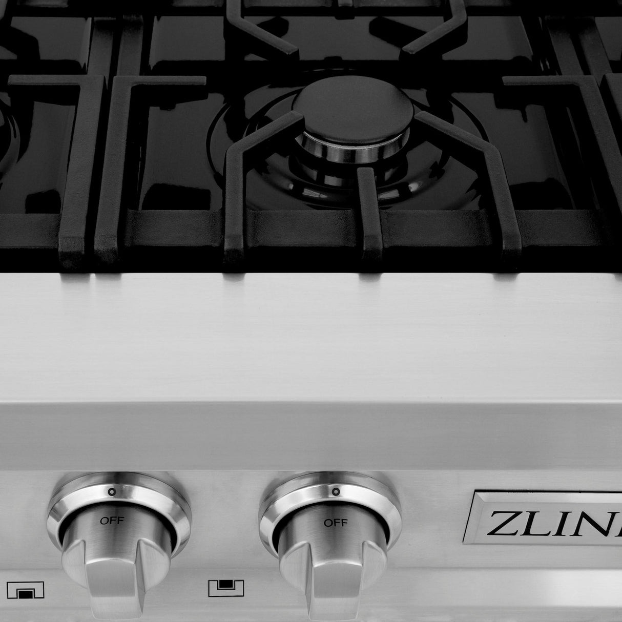 ZLINE Kitchen Package with 36 in. Stainless Steel Rangetop and 30 in. Double Wall Oven (2KP-RTAWD36)