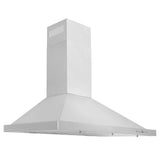 ZLINE 36 in. Recirculating Wall Mount Range Hood with Charcoal Filters in Stainless Steel (KB-CF-36)