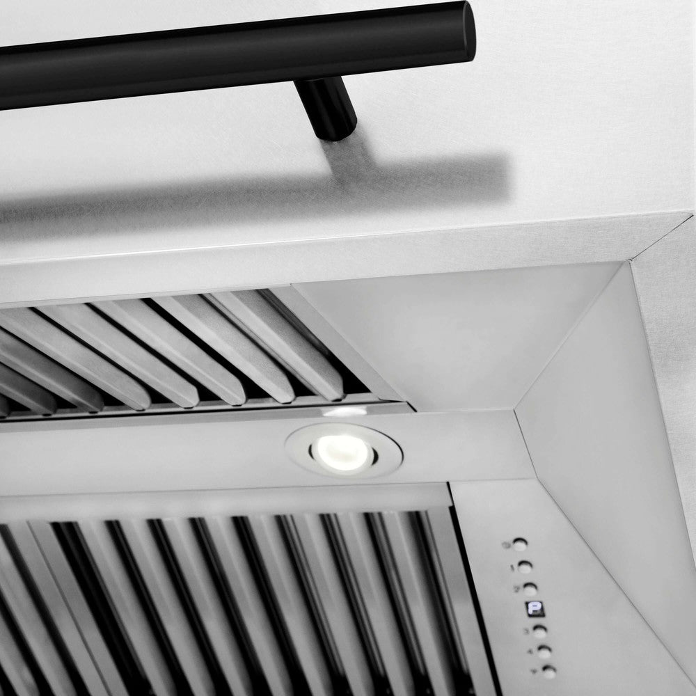 48 in. ZLINE Autograph Edition Fingerprint Resistant Stainless Steel Range Hood (8654SNZ-48)