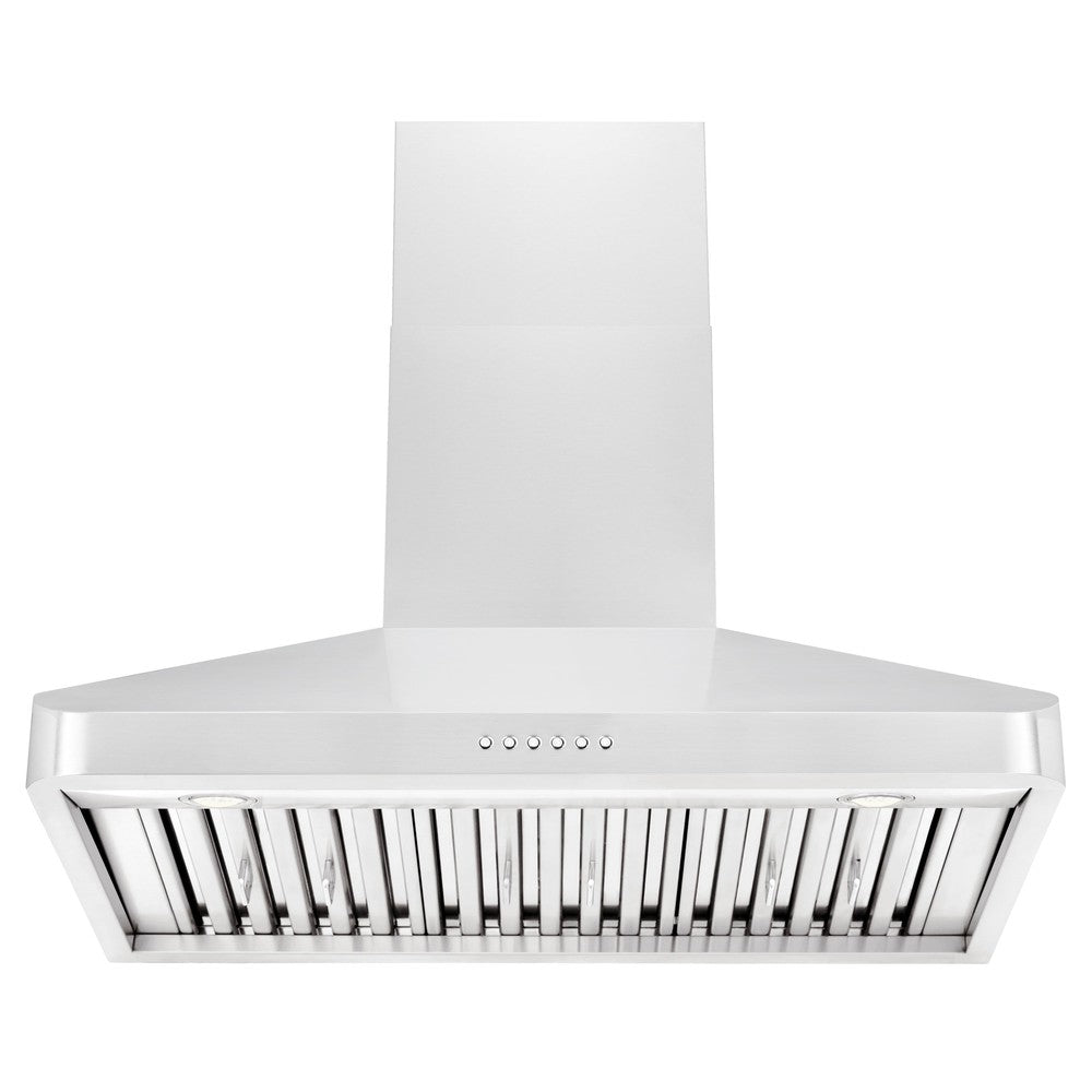 ZLINE Alpine Series Ducted Wall Mount Range Hood in Stainless Steel (ALP100WL)