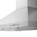 ZLINE Kitchen Package with Refrigeration, 36 in. Stainless Steel Dual Fuel Range, 36 in. Convertible Vent Range Hood and 24 in. Tall Tub Dishwasher (4KPR-RARH36-DWV)