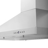 ZLINE 36 in. Kitchen Package with Stainless Steel Gas Range and Convertible Vent Range Hood (2KP-SGRRH36)