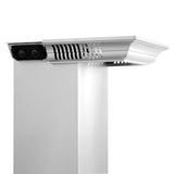 ZLINE 30 in. Wall Mount Range Hood in Stainless Steel with Built-in ZLINE CrownSound Bluetooth Speakers (KF2CRN-BT)