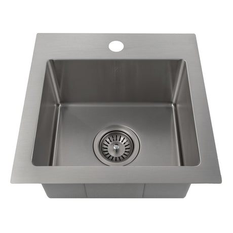 ZLINE 15-inch topmount sink front view