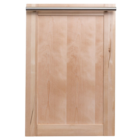 ZLINE 18" Dishwasher Panel with Modern Handle - Unfinished Wood