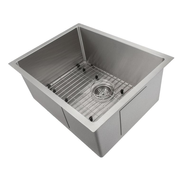 ZLINE 23" Classic Series Undermount Single Bowl Sink (SRS) - Rustic Kitchen & Bath - Sinks - ZLINE Kitchen and Bath