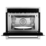 ZLINE 24 in. Stainless Steel Built-in Convection Microwave Oven with Speed and Sensor Cooking (MWO-24)