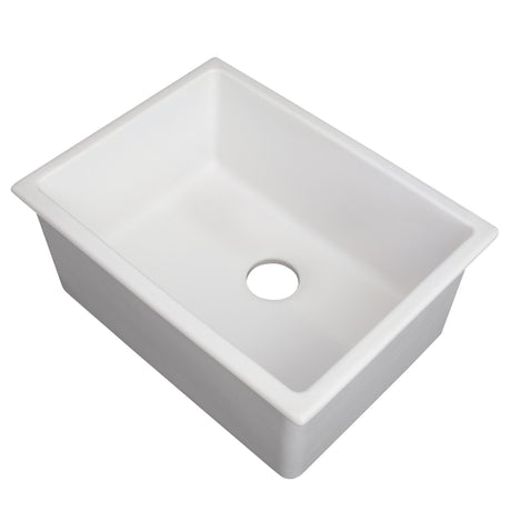 ZLINE 24" Rome Dual Mount Fireclay Sink (FRC5123) - Rustic Kitchen & Bath - Sinks - ZLINE Kitchen and Bath