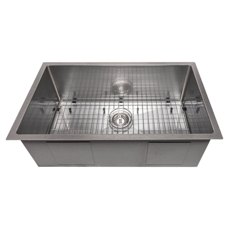 ZLINE 30" Classic Series Undermount Single Bowl Sink (SRS) - Rustic Kitchen & Bath - Sinks - ZLINE Kitchen and Bath