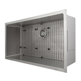 ZLINE 36 in. Classic Series Undermount Single Bowl Sink (SRS-36)