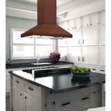 ZLINE 36 in. Designer Series Copper Island Mount Range Hood (8KL3iC-36)