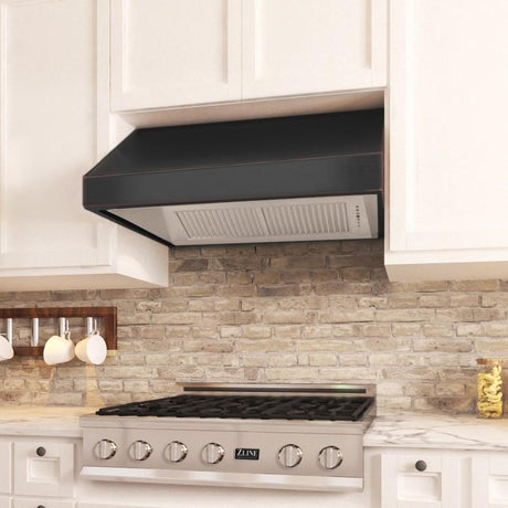 ZLINE Designer Series Oil-Rubbed Bronze Under Cabinet Range Hood (8685B)