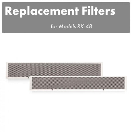 ZLINE Charcoal Filter for Under Cabinet Range Hoods (Set of 2) - Rustic Kitchen & Bath - Range Hood Accessories - ZLINE Kitchen and Bath