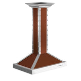 ZLINE 30 in. Designer Series Copper and Stainless Island Range Hood (KB2i-CSSXS)