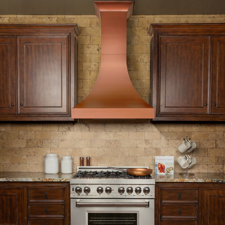 ZLINE Designer Series Copper Finish Wall Range Hood (8632C)