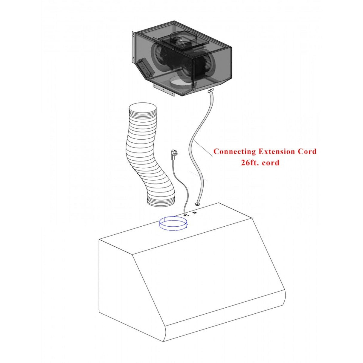 ZLINE Remote Blower Island Mount Range Hood in Stainless Steel with 400 and 700 CFM Options (697i-RD)