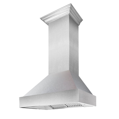 ZLINE Kitchen and Bath, ZLINE DuraSnow® Stainless Steel Range Hood With DuraSnow® Stainless Steel Shell (8654SN), 8654SN-30,