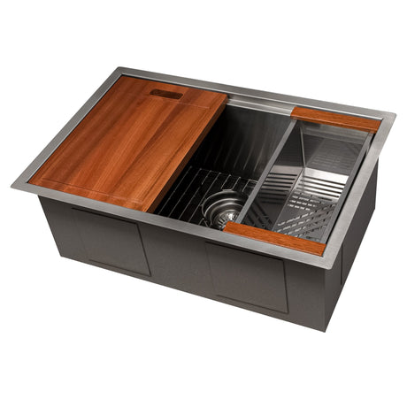 ZLINE Garmisch 27" Undermount Single Bowl Sink with Accessories (SLS) - Rustic Kitchen & Bath - ZLINE Kitchen and Bath