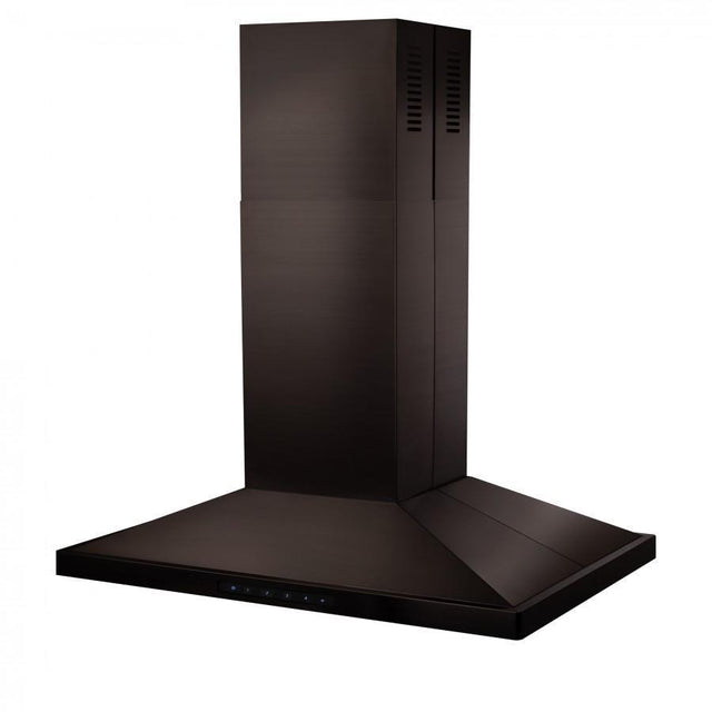 ZLINE Convertible Vent Island Mount Range Hood in Black Stainless Steel (BSGL2iN)