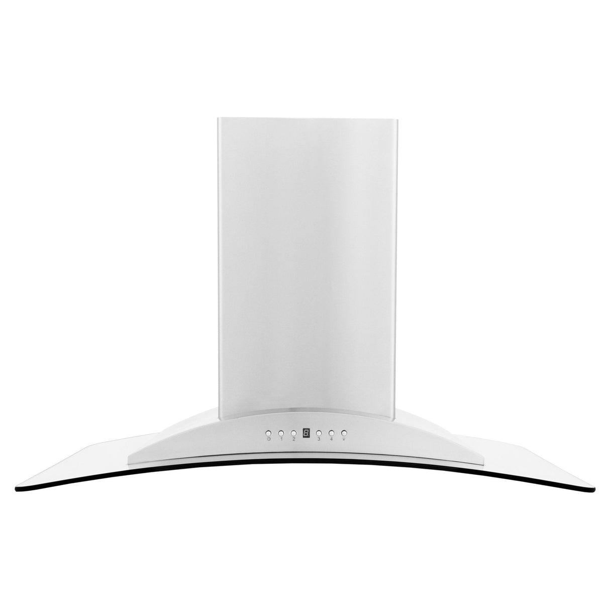 ZLINE Convertible Vent Island Mount Range Hood in Stainless Steel and Glass (GL9i)