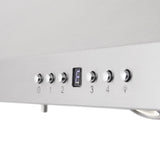 ZLINE Ducted Vent Island Mount Range Hood in Stainless Steel with Built-in ZLINE CrownSound Bluetooth Speakers (GL1iCRN-BT)