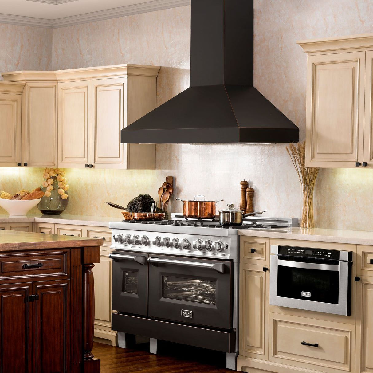 ZLINE Designer Series Oil-Rubbed Bronze Wall Mount Range Hood (8667B)