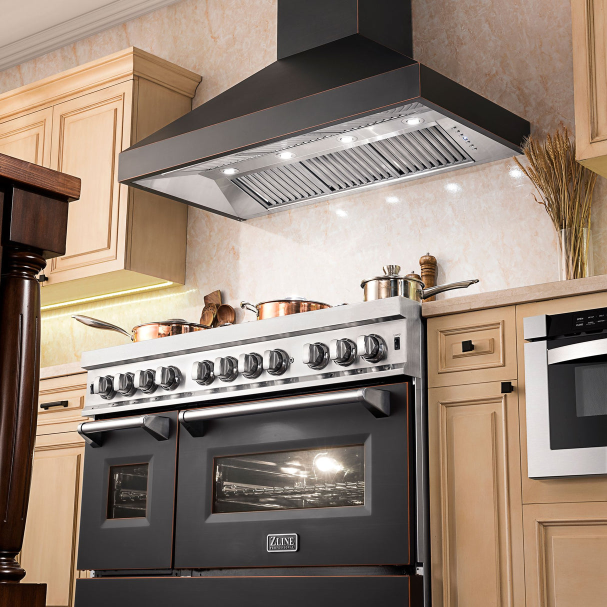 ZLINE Designer Series Oil-Rubbed Bronze Wall Mount Range Hood (8667B)