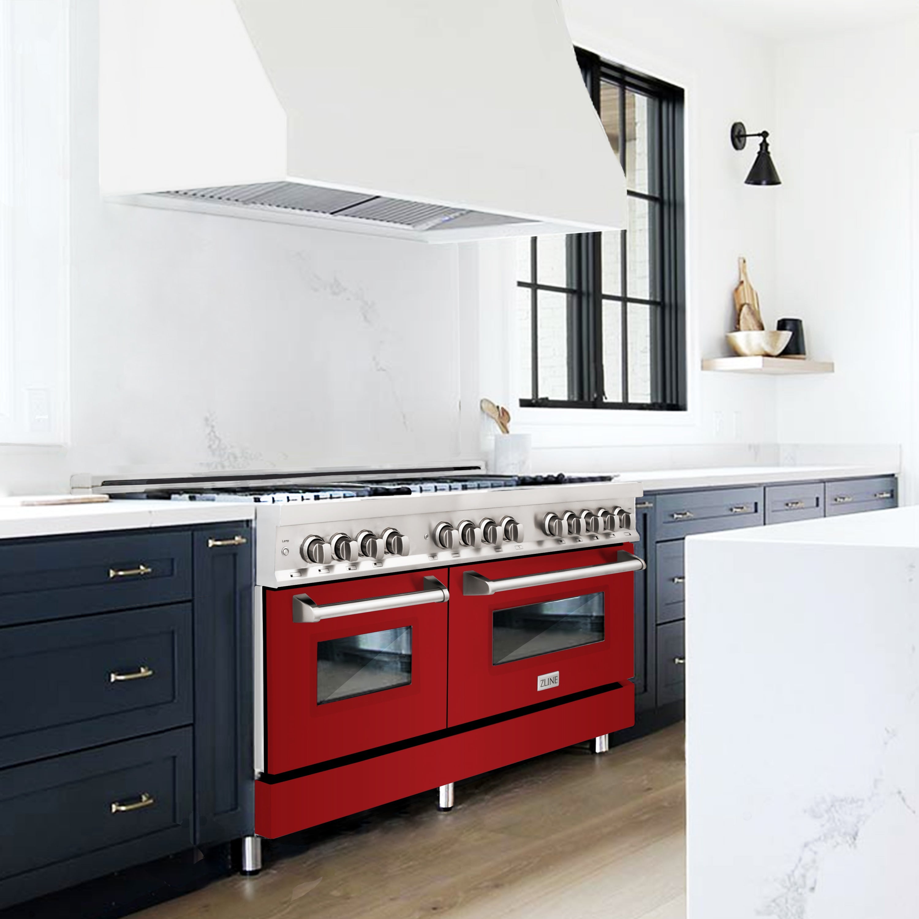 ZLINE 60 in. 7.4 cu. ft. Dual Fuel Range with Gas Stove and