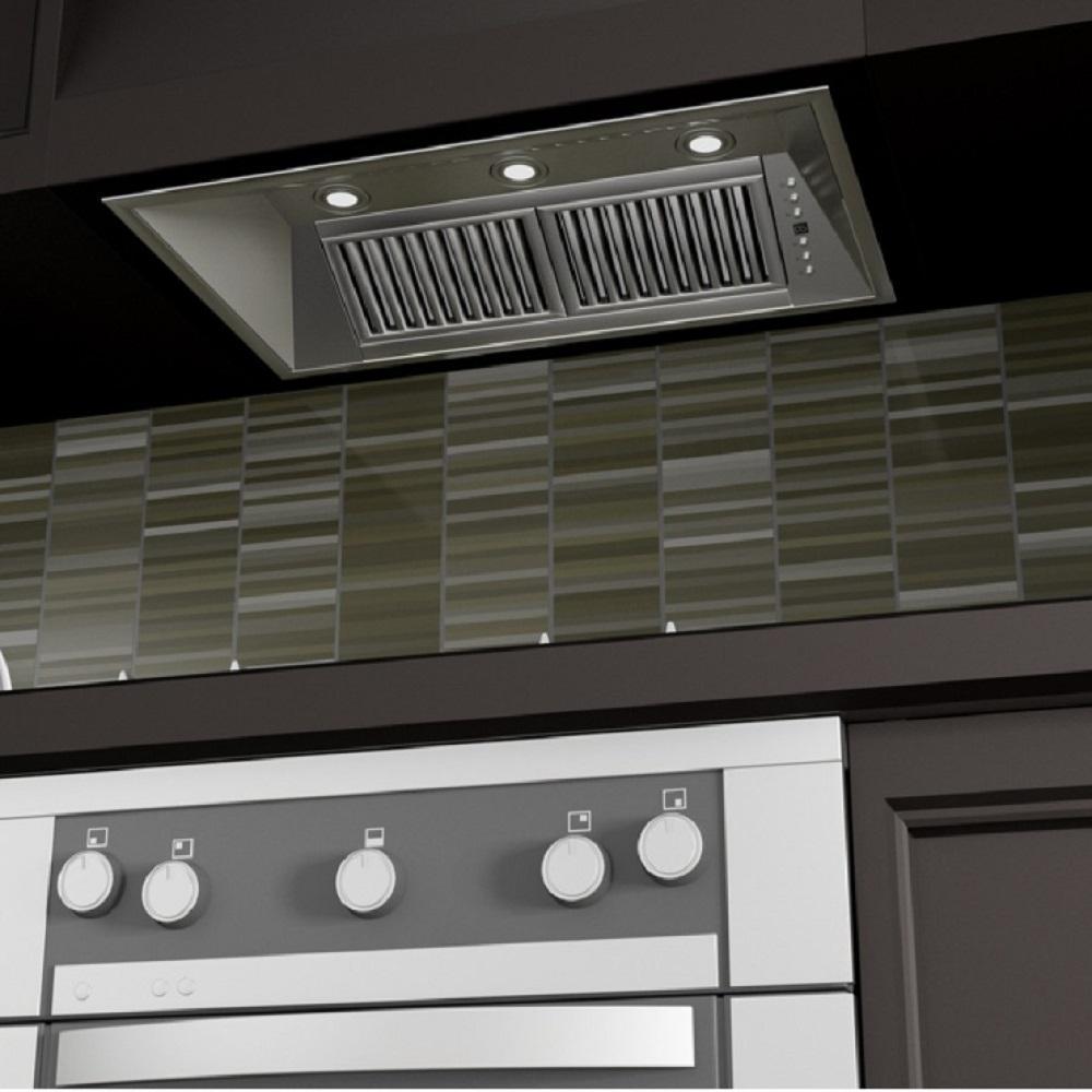 ZLINE Ducted Island Mount Range Hood Insert in Stainless Steel (721i)