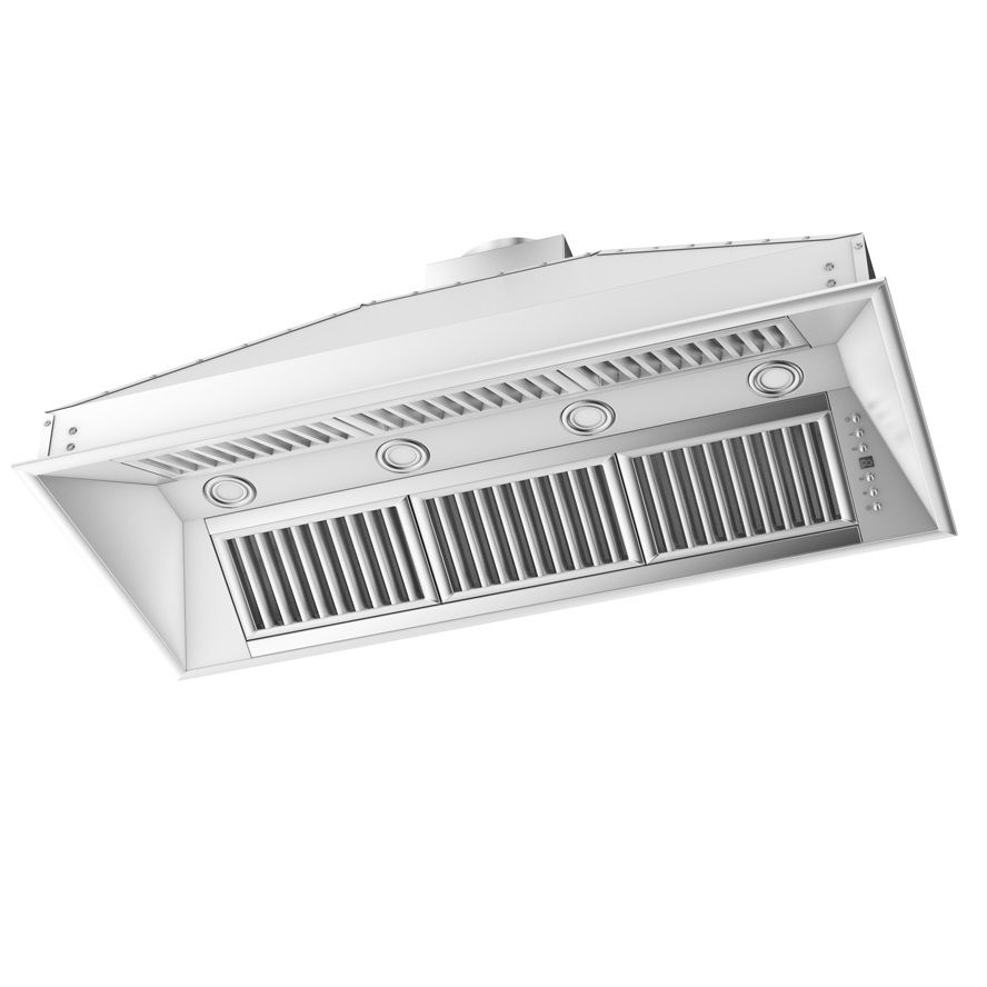 ZLINE Kitchen and Bath, ZLINE Range Hood Island Insert In Stainless Steel (721i), 721i-40,