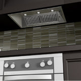 ZLINE Ducted Island Mount Range Hood Insert in Stainless Steel (824i)