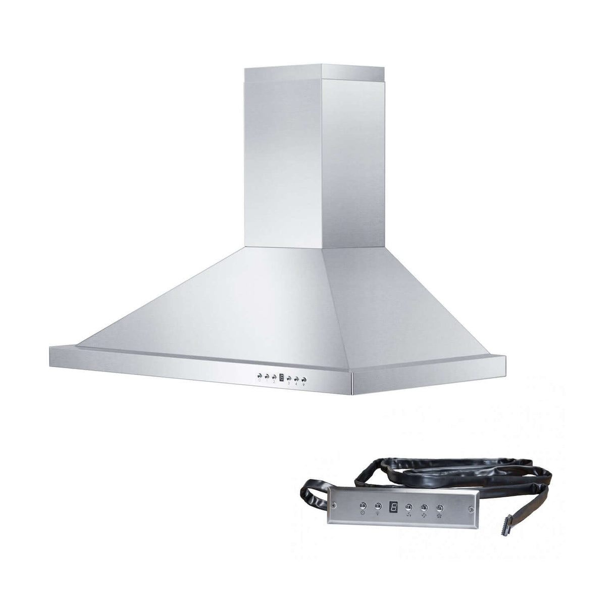 ZLINE 30 in. Kitchen Package with Stainless Steel Gas Range, Convertible Vent Range Hood and Microwave Drawer (3KP-SGRRH30-MW)