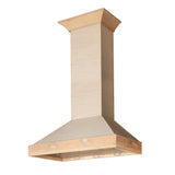 ZLINE Ducted Unfinished Wooden Wall Mount Range Hood (KBUF)