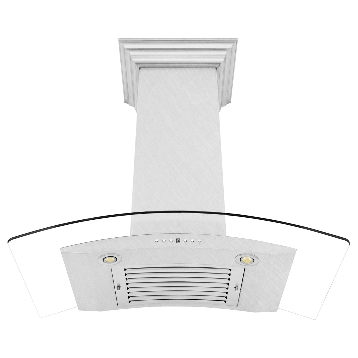 ZLINE Ducted Wall Mount Range Hood in Fingerprint Resistant Stainless Steel & Glass (8KN4S)