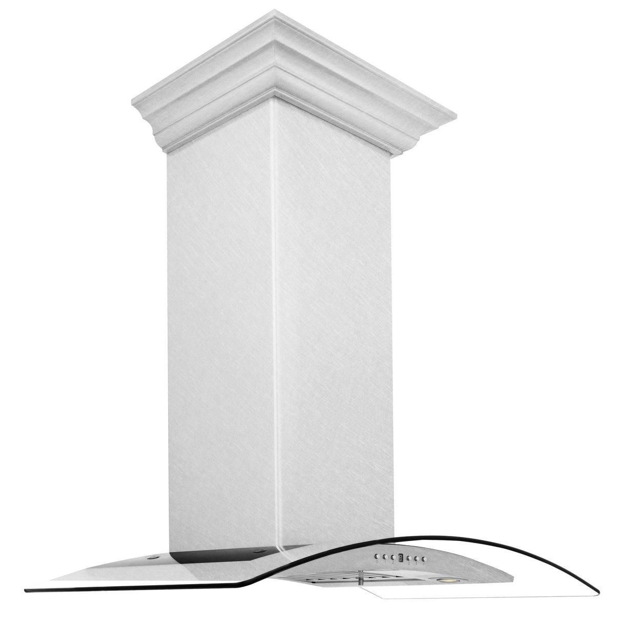 ZLINE Ducted Wall Mount Range Hood in Fingerprint Resistant Stainless Steel & Glass (8KN4S)