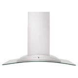 ZLINE Convertible Vent Wall Mount Range Hood in Stainless Steel & Glass (KN)