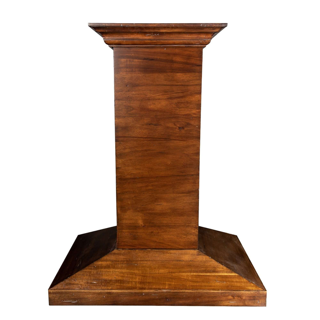 ZLINE Convertible Vent Wooden Island Mount Range Hood in Walnut (KBiRR)