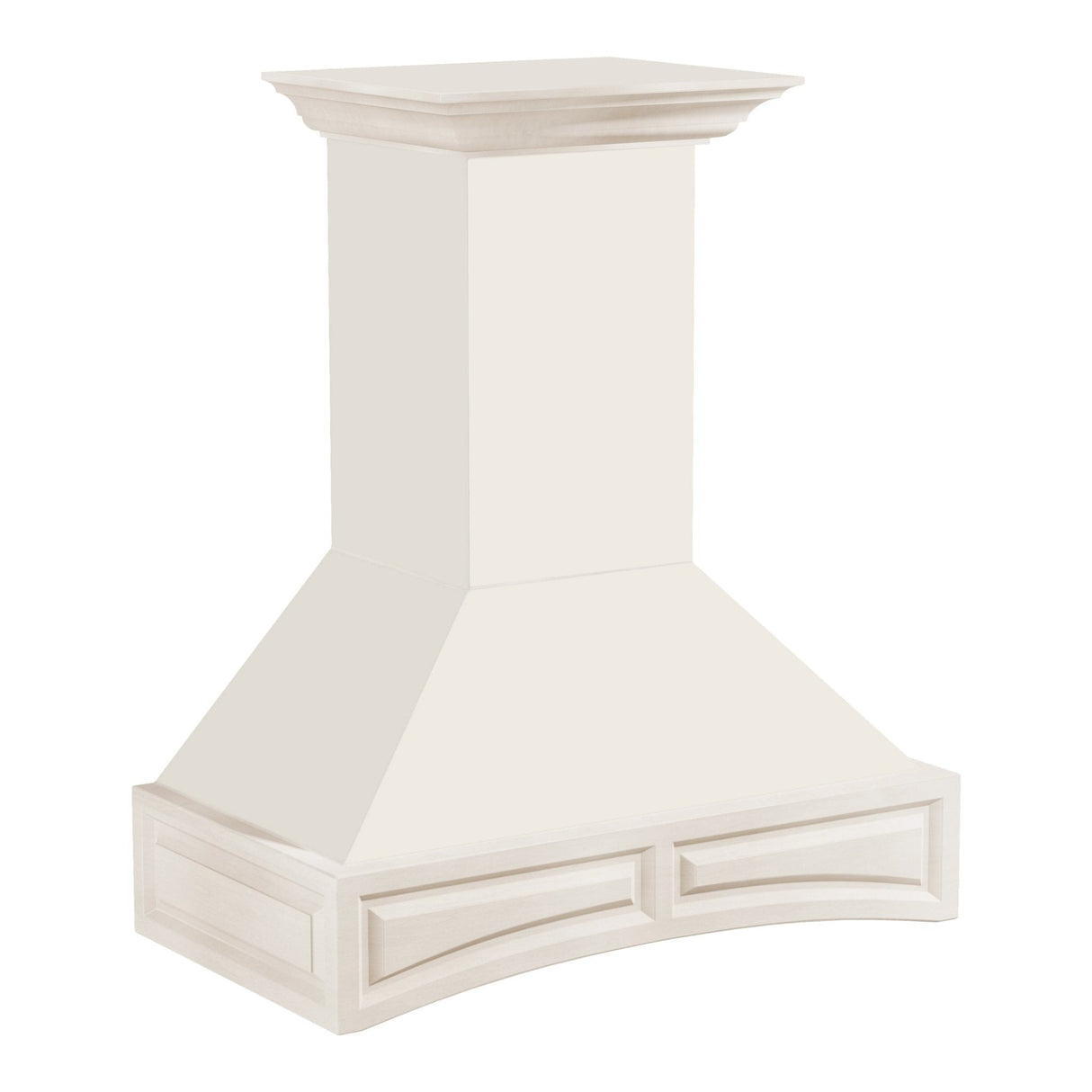 ZLINE Wooden Wall Mount Range Hood in Cottage White Includes Remote Blower Motor 400CFM/700CFM Options (321TT-RD/RS)